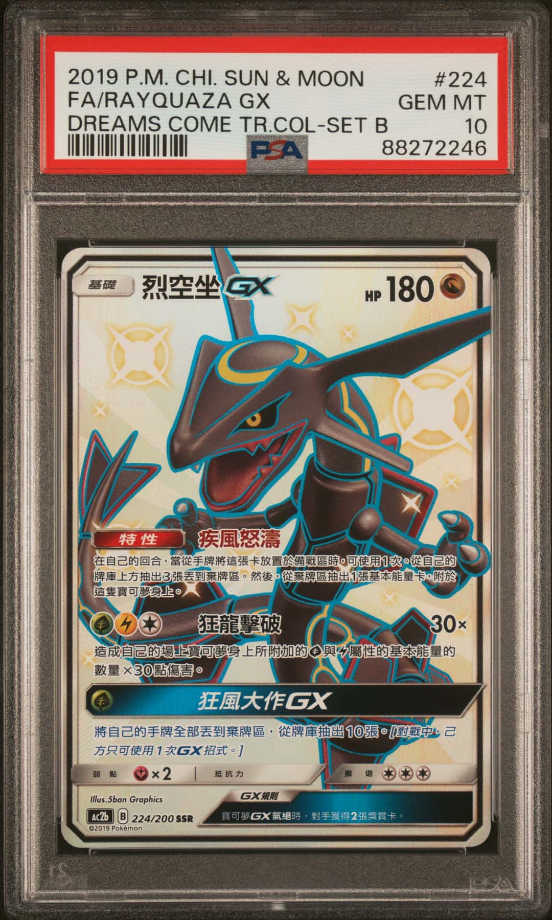 2019 P.M. CHI. SUN & MOON FA/RAYQUANA GX